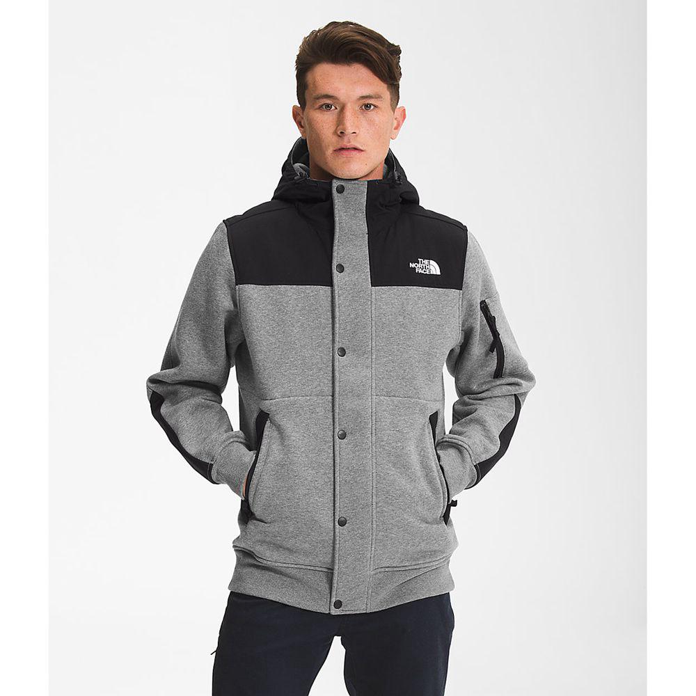 The North Face Highrail Ανδρικα Μπουφάν Fleece - Γκρι (XGSU30275)